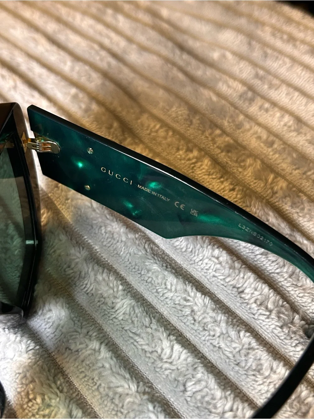 Gucci Generation Bold Sunglasses - Emerald Green/Black